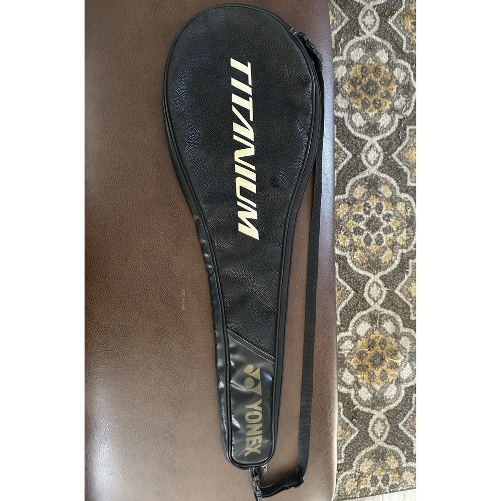 YONEX TITANIUM Protective Tennis Racquet Cover Bag Black for Tennis Racquet